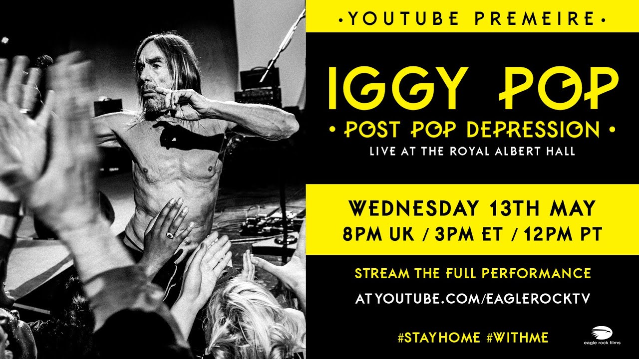 IGGY POP：イギー・ポップのライヴ映像作品『Post Pop Depression Live At The Royal Albert ...